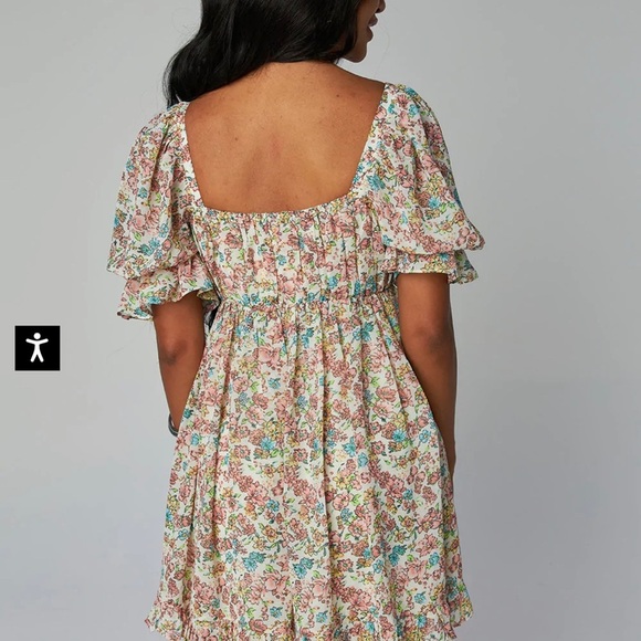 NEW Buddy Love Floral Puff Dress - Picture 4 of 10